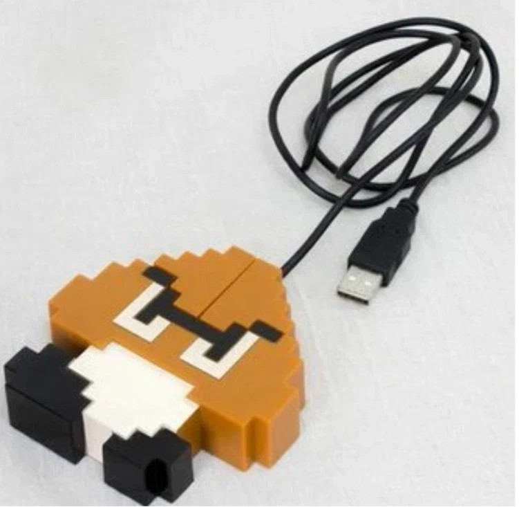 ULTRA-RARE Vintage 2005 Banpresto Super Mario Bros. 8-Bit Goomba USB PC Mouse