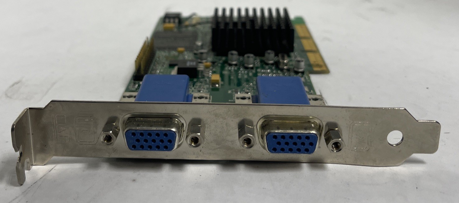 MATROX 0608UX G45+ MDHA32D/DEL 975-0201 DUAL VGA Video Card