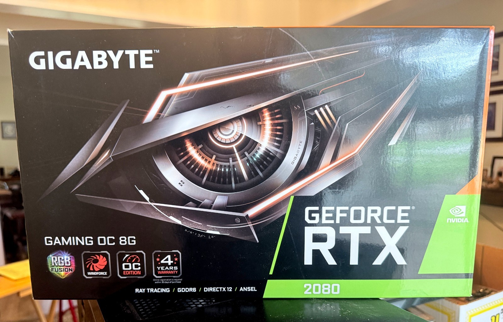 Gigabyte GeForce RTX 2080 Gaming OC 8G (model GV-N2080GAMING OC-8G