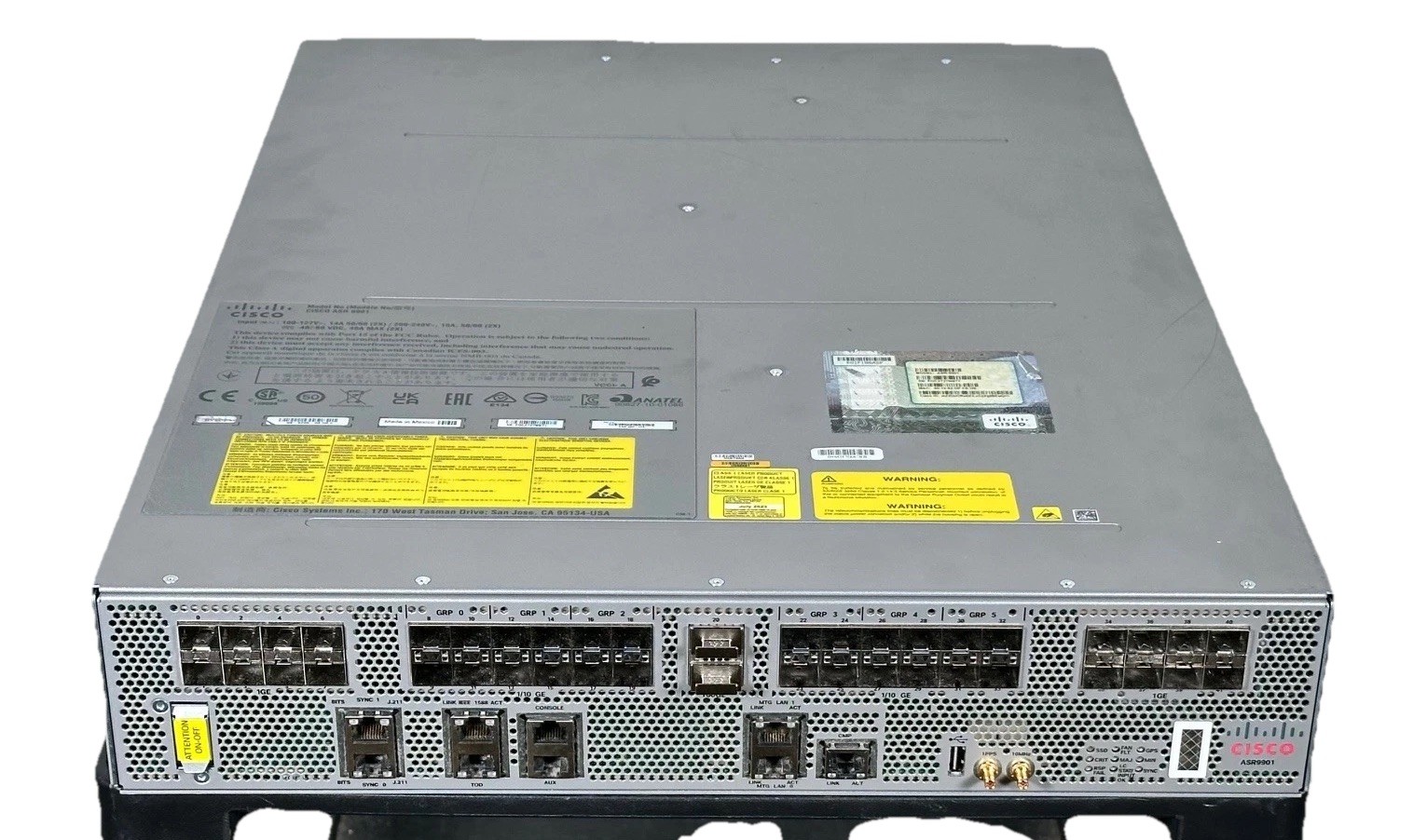 Cisco ASR-9901 Router 16x1G 24x1/10G 2x100G ports Dual AC