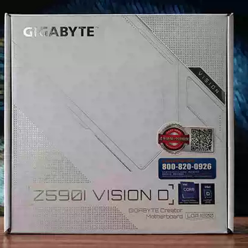 Gigabyte Z590I VISION D LGA1200 Mini ITX Motherboard for Intel 10th 11th Gen CPU