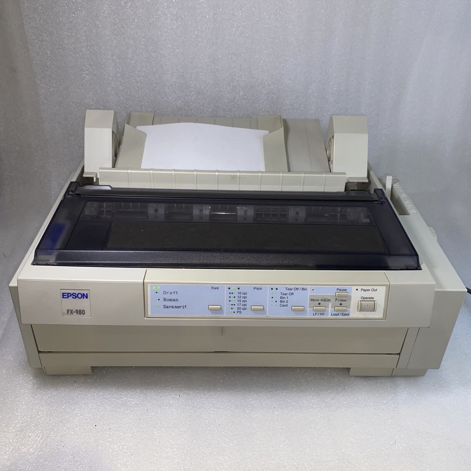 Epson fx-980 Network Printer (working Not Fully Tested)