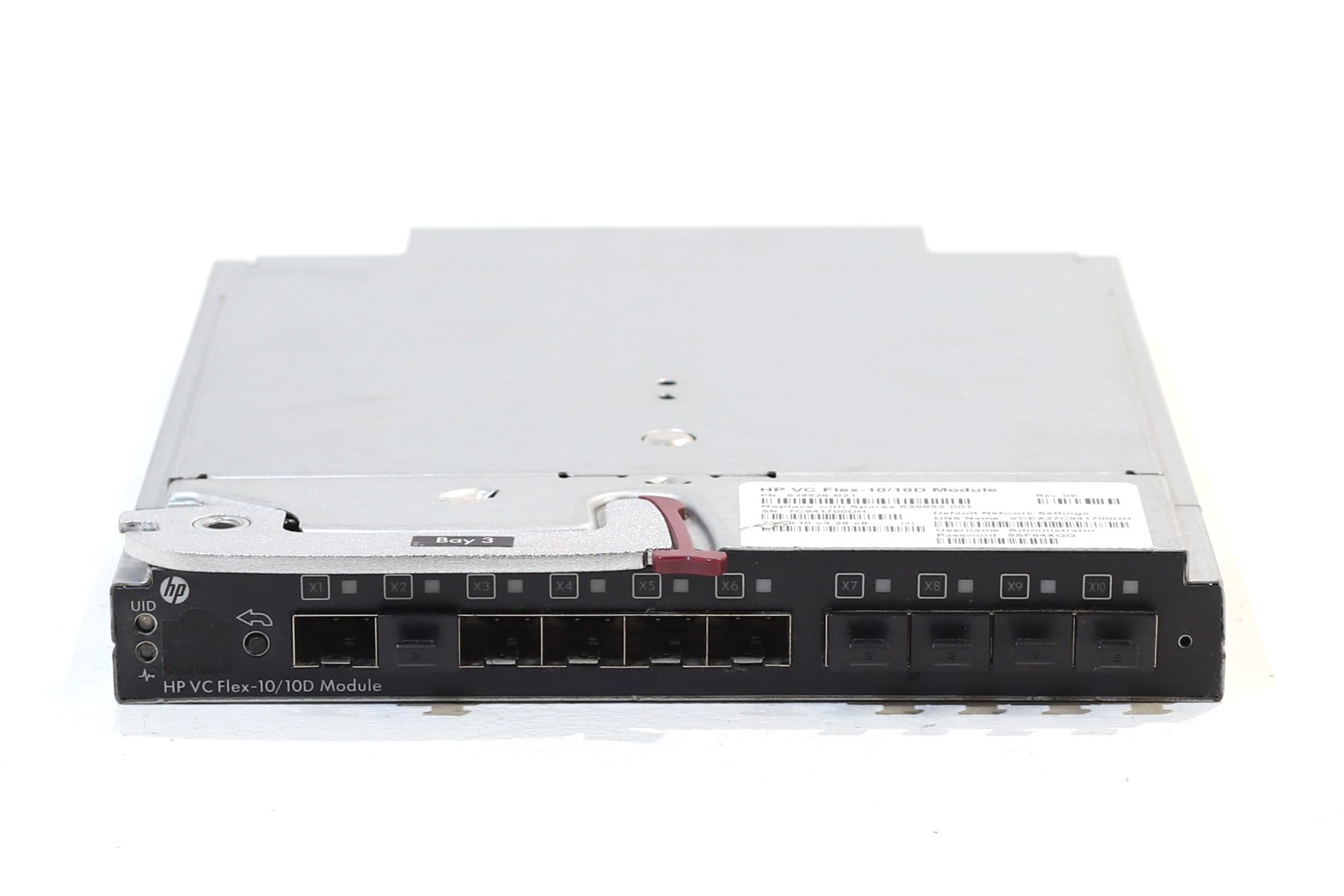 HPE Virtual Connect Flex-10/10D 10Gb/s Module Load Balancer P/N: 639852-001
