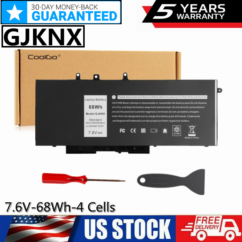 68Wh GJKNX GD1JP Battery for Dell Latitude 5480 5580 5490 5590 5591 Series 7.6V