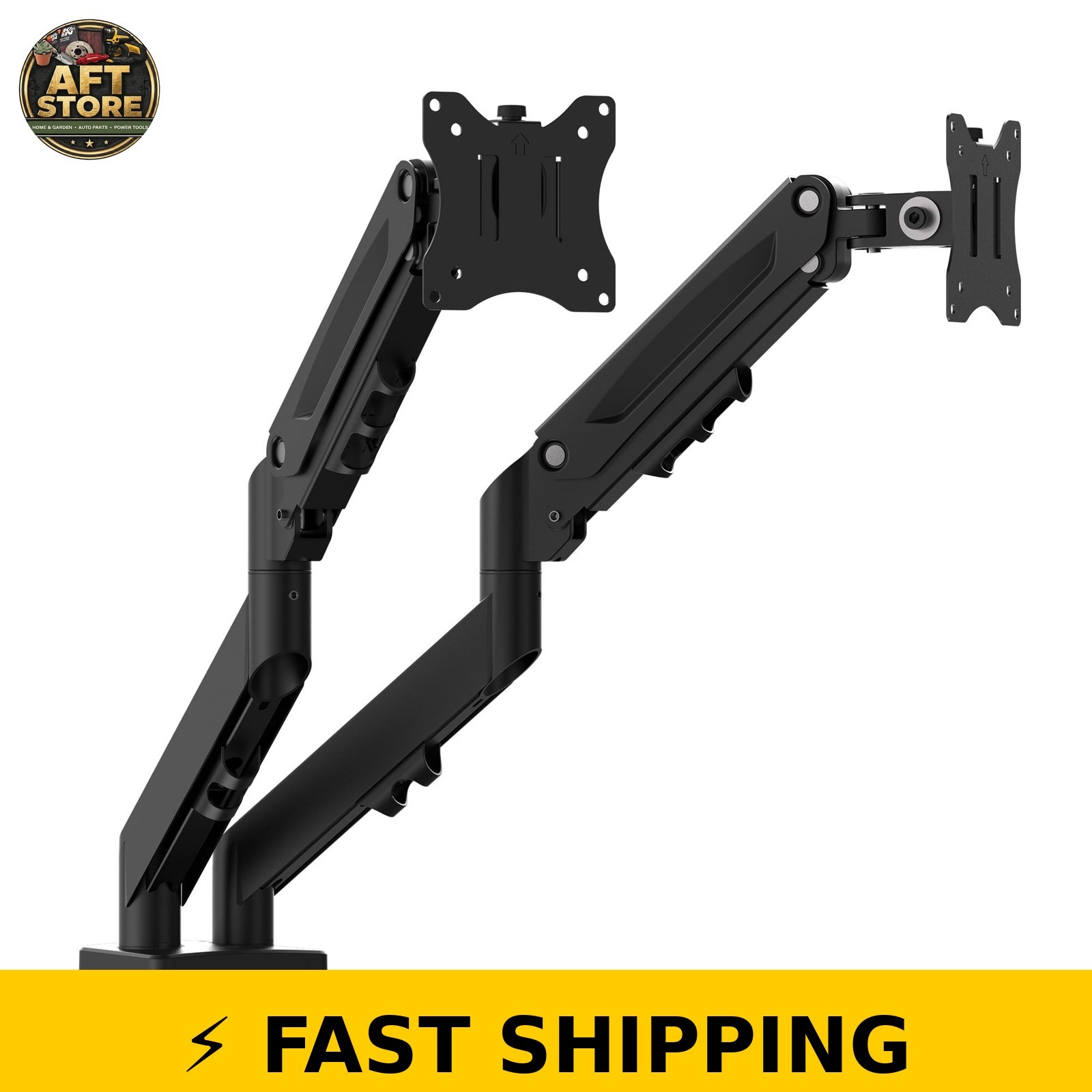 j5create Ergonomic Dual Monitor Mount for 17" to 32" Screens