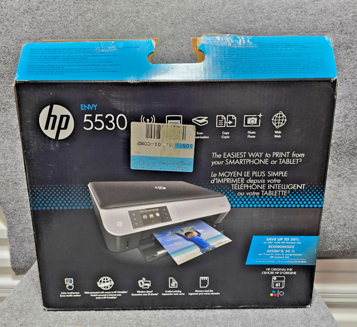 Brand New HP Envy 5530 Wireless All-in-One Photo Inkjet Printer
