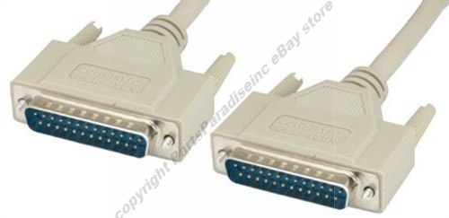 Lot10 3ft IEEE1284 DB25pin Male-M Parallel Bi-Directional Switch Cable$SHdisc{AA