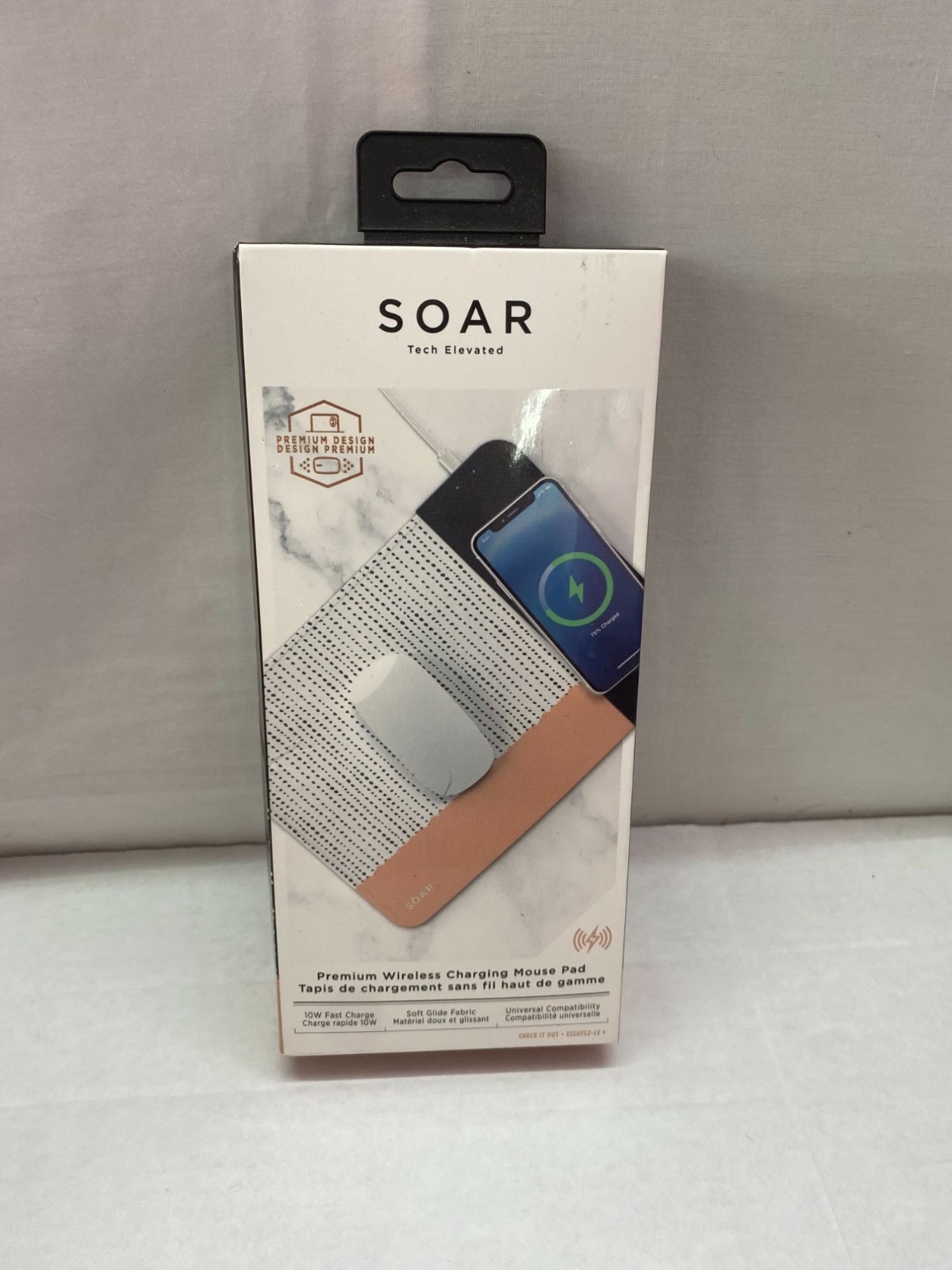 Soar Premium Wireless Charging Mouse Pad NIB