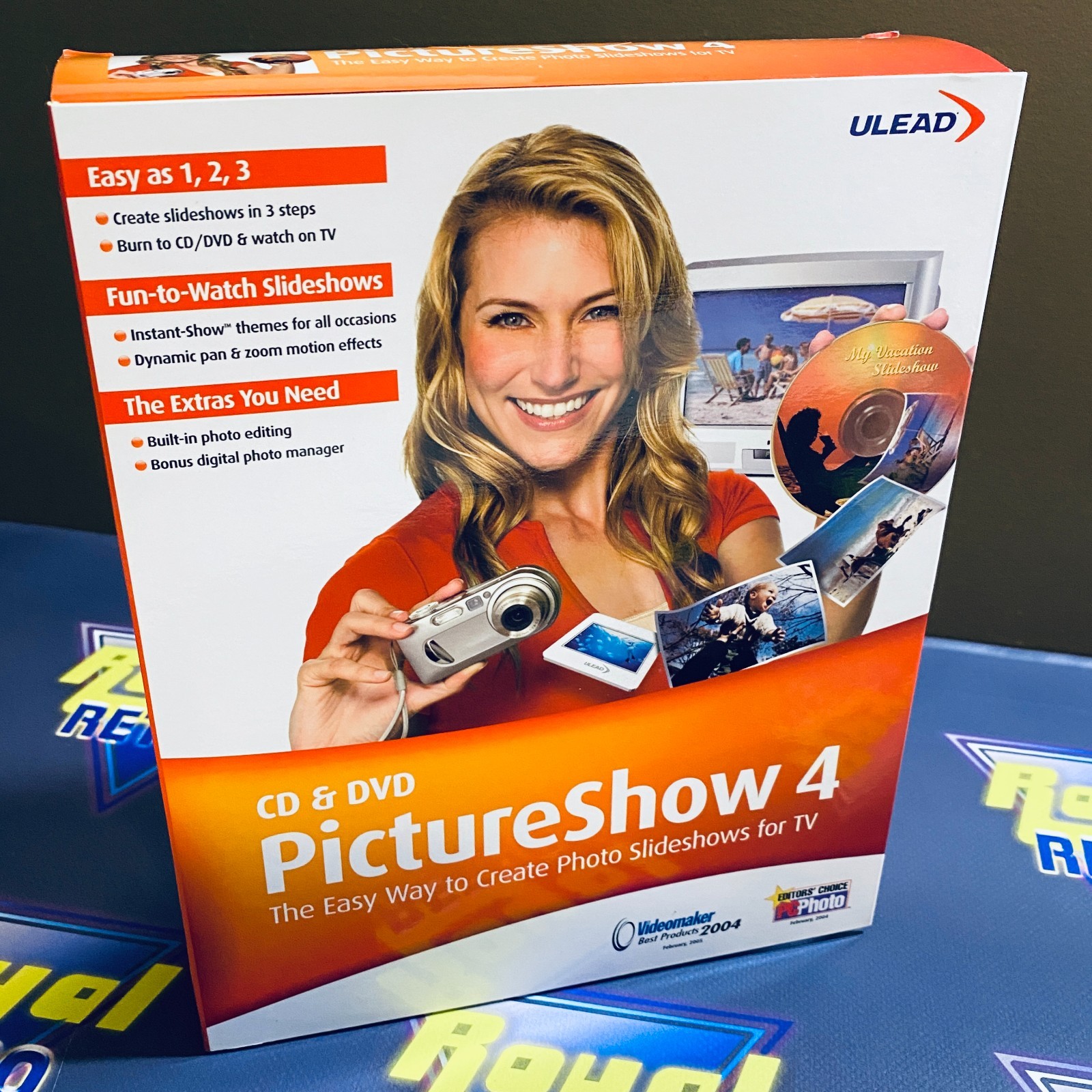 Ulead PictureShow 4 create CD and DVD - New Factory Sealed Vintage Software 2005