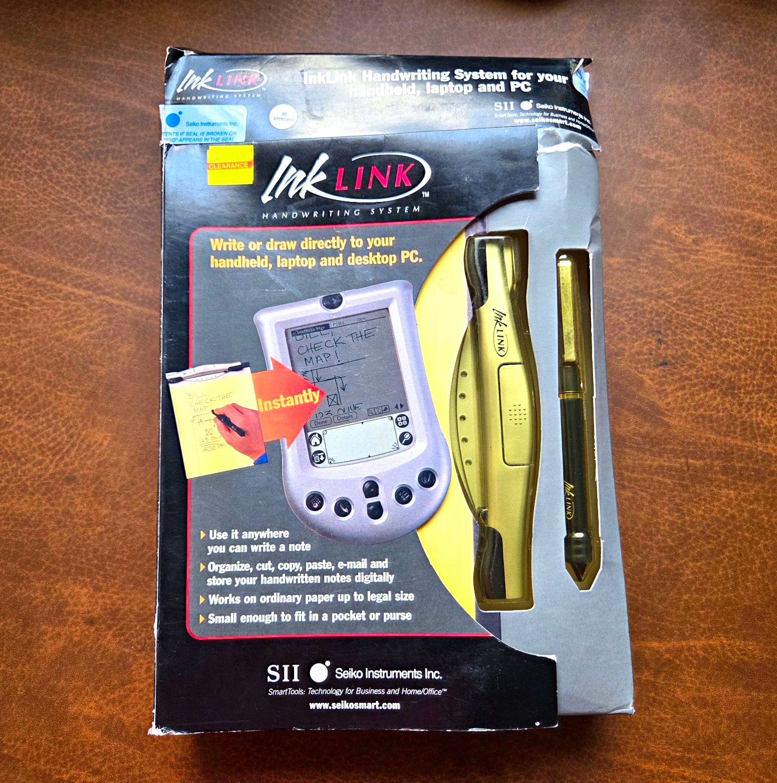 Seiko Instruments Inc. InkLink Handwriting System USB Digital Pen/Stylus Kit