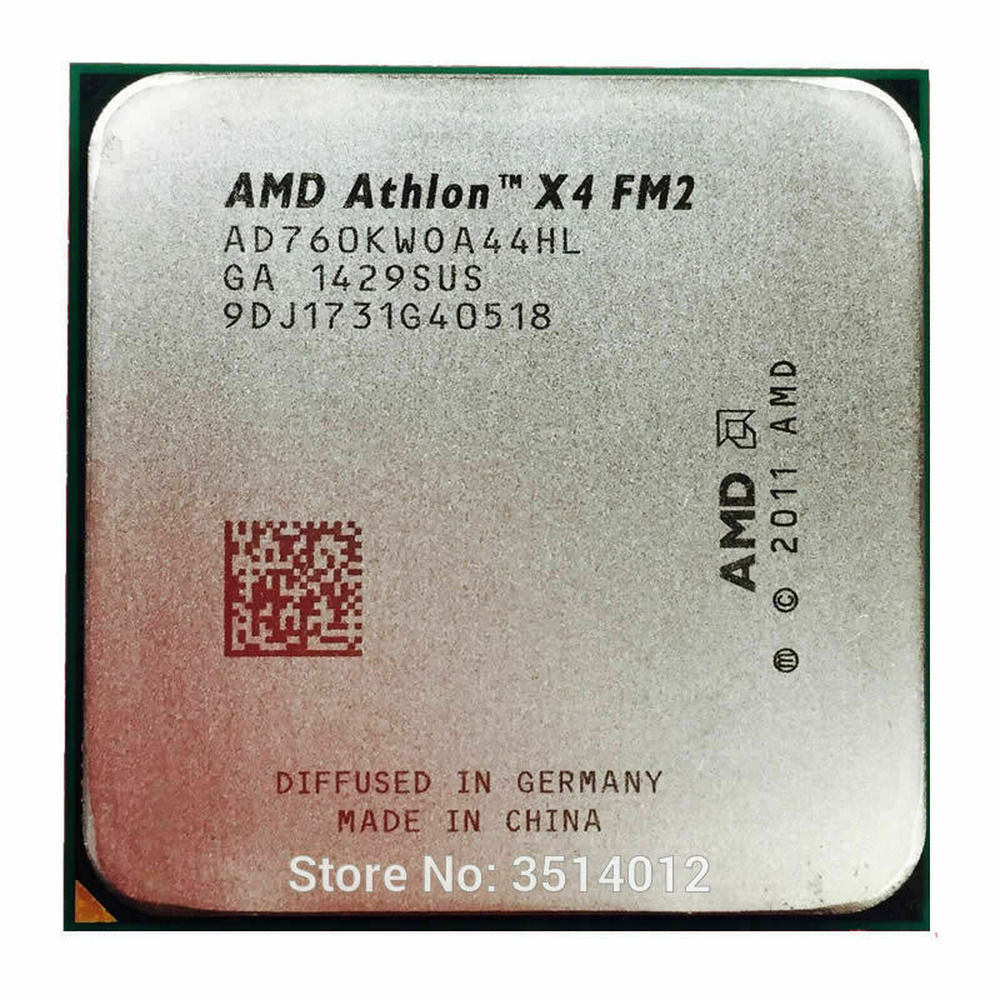 AMD Athlon X4 760K Quad-Core CPU 3.8G 4M Processor AD760KWOA44HL Socket FM2 US