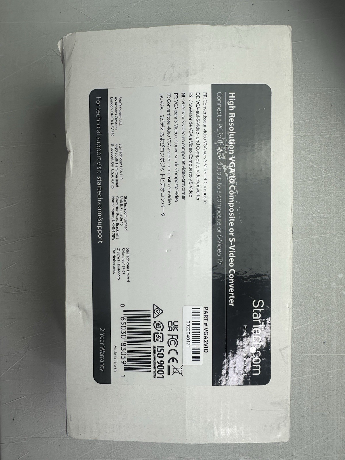 STARTECH VGA2VID NEW