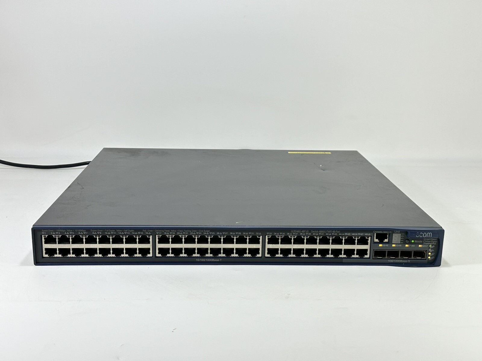 HP E4800-48G-PoE ~ 4800G PWR 48-Port Switch ~ Model 3CRS48G-48P-91