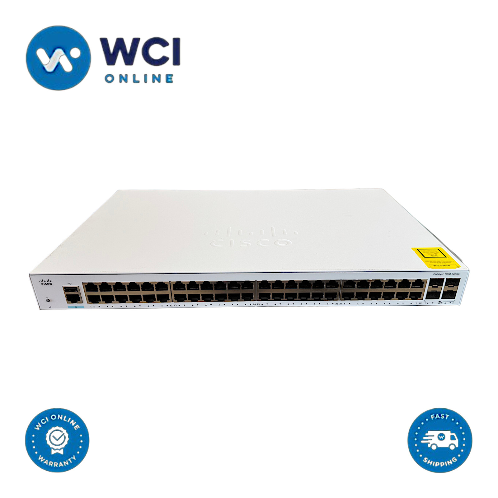 Cisco C1000-48T-4X-L - 48 Ports Fully Managed Ethernet Switch with Rack Mount