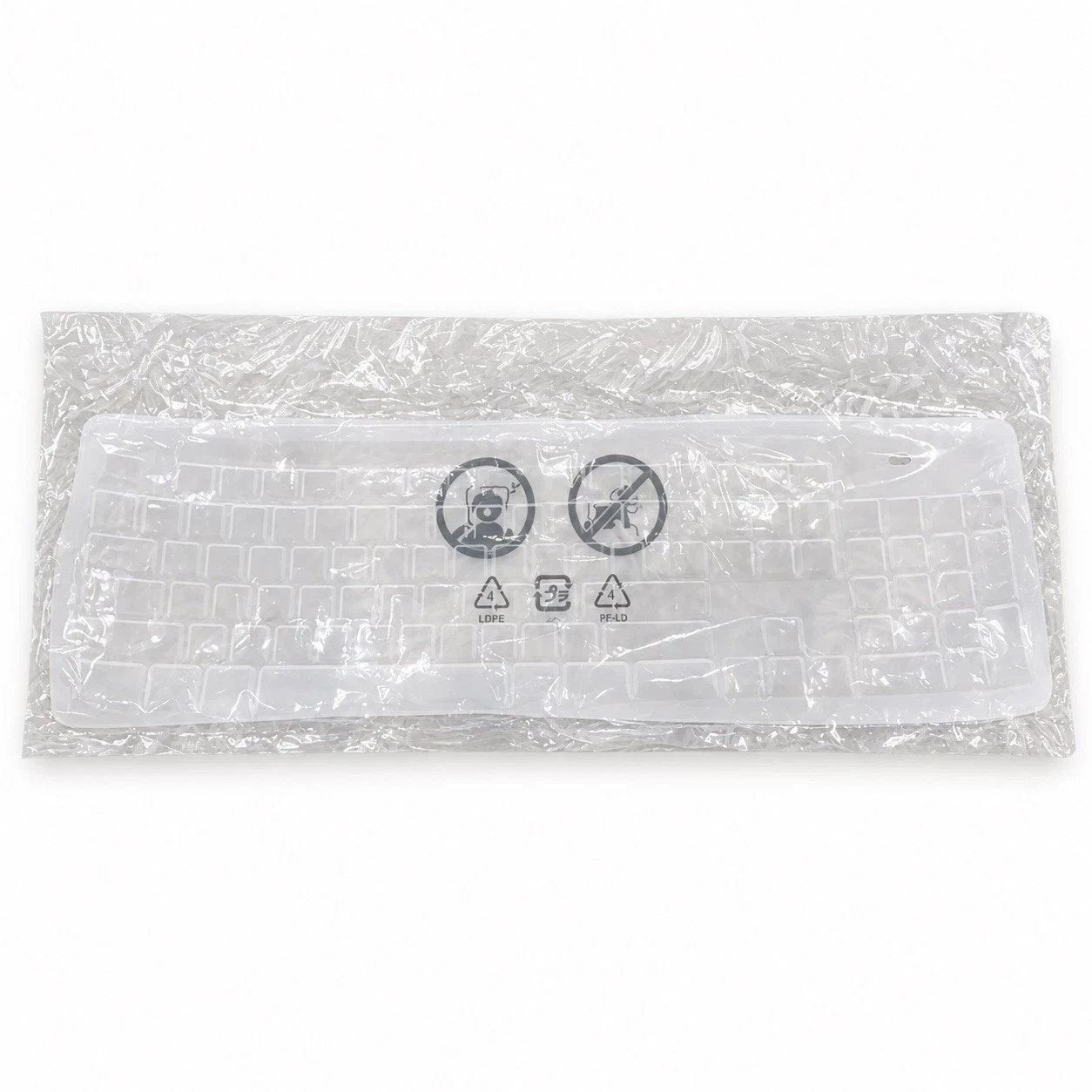 Lot of 10 Logitech K270 Protective Keyboard Cover Clear Silicone OEM 956-000019