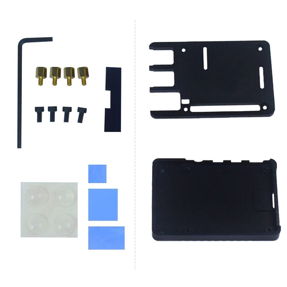 For Raspberry Pi 4 Ultra-thin CNC Model B CNC Aluminium Stabilize Case Cover