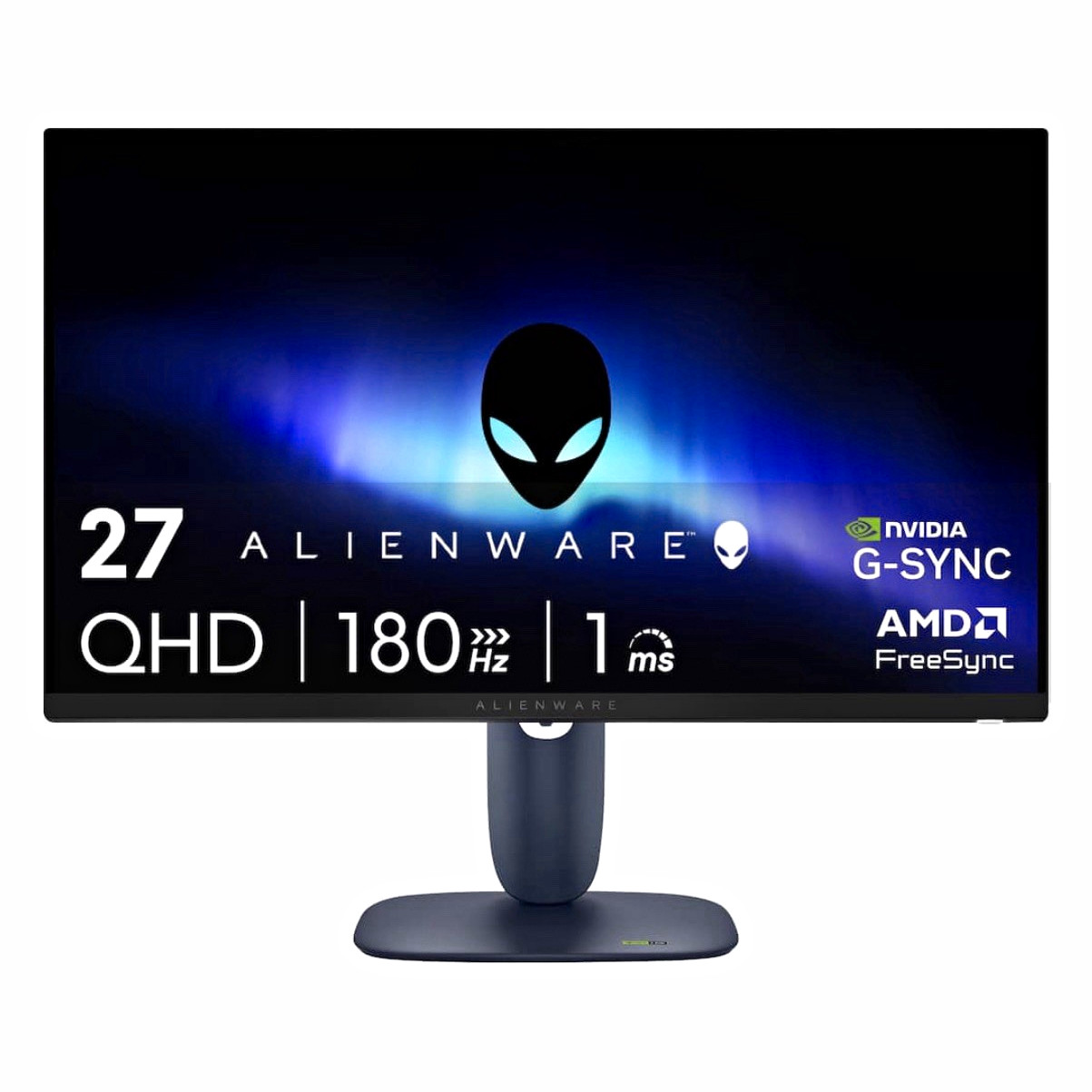 Alienware 27in QHD 180Hz 1ms LCD Gaming Monitor G-SYNC FreeSync USB Hub