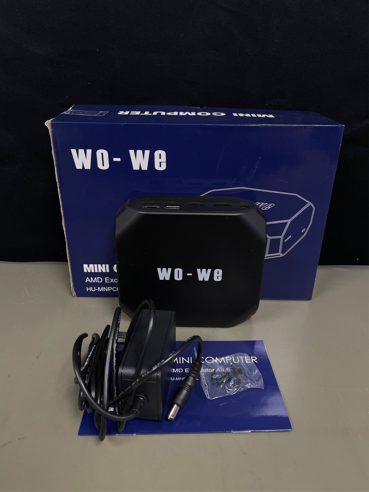 wo-we Mini PC, AMD Ryzen 7 3750H, 4C/8T, *For Parts*