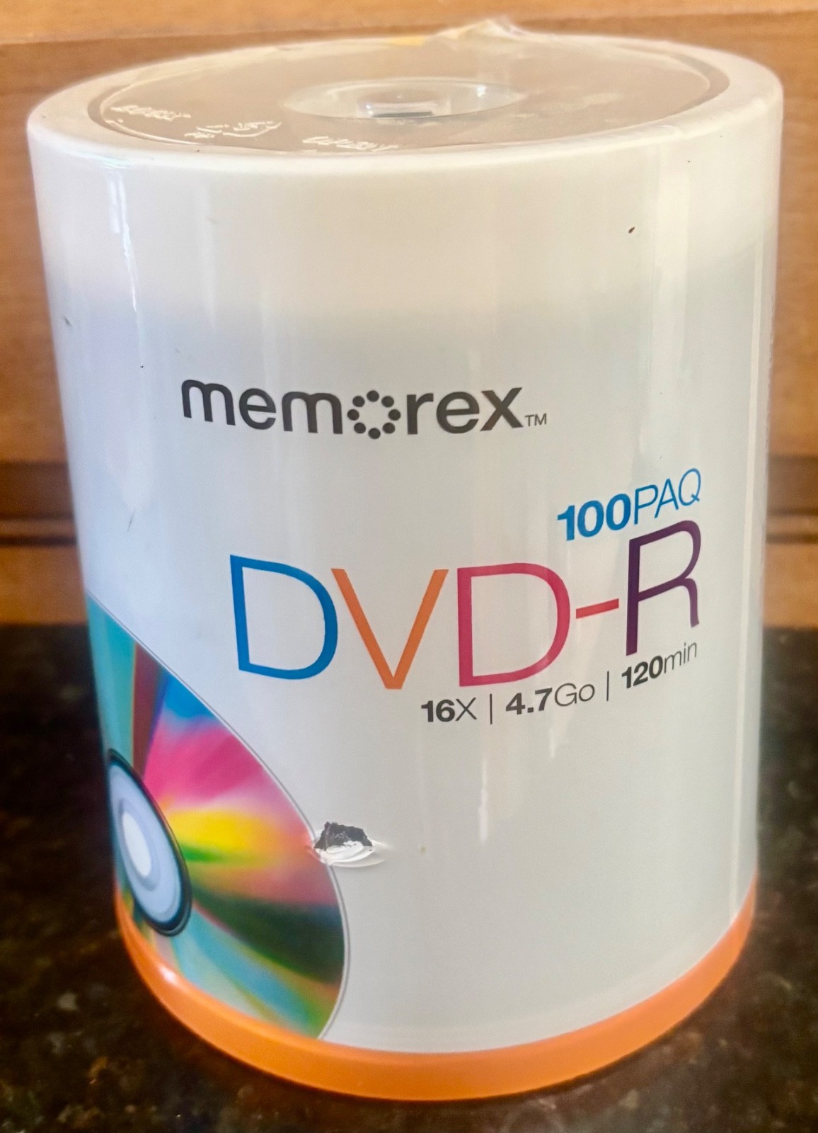 BRAND NEW Memorex DVD+R 16X 4.7GB 120min 100 Pack Spindle New Factory Sealed