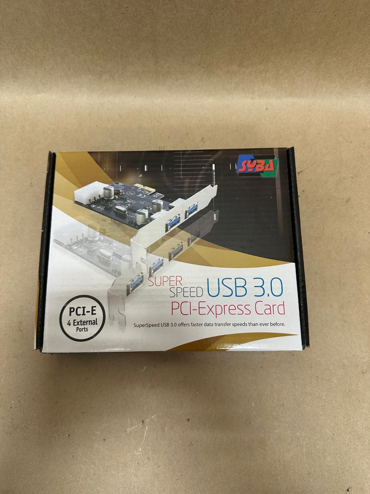 SYBA SD-PEX20133 Super Speed USB3.0 PCI-Express Card *NEW FACTORY SEALED*
