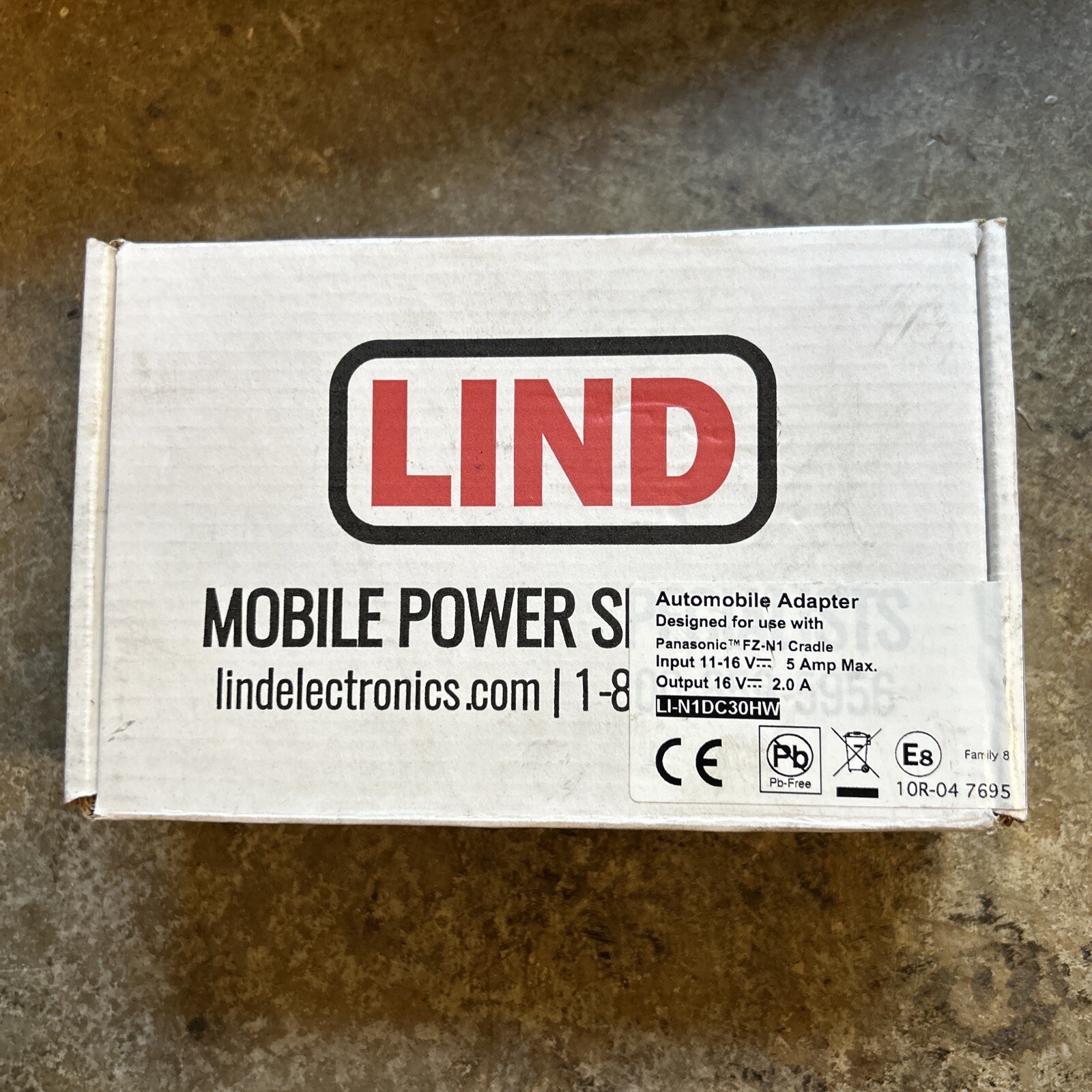LIND ELECTRONICS INC., AUTO POWER ADAPTER ,LI-N1DC30HW, 2303,  NEW SEALED BOX