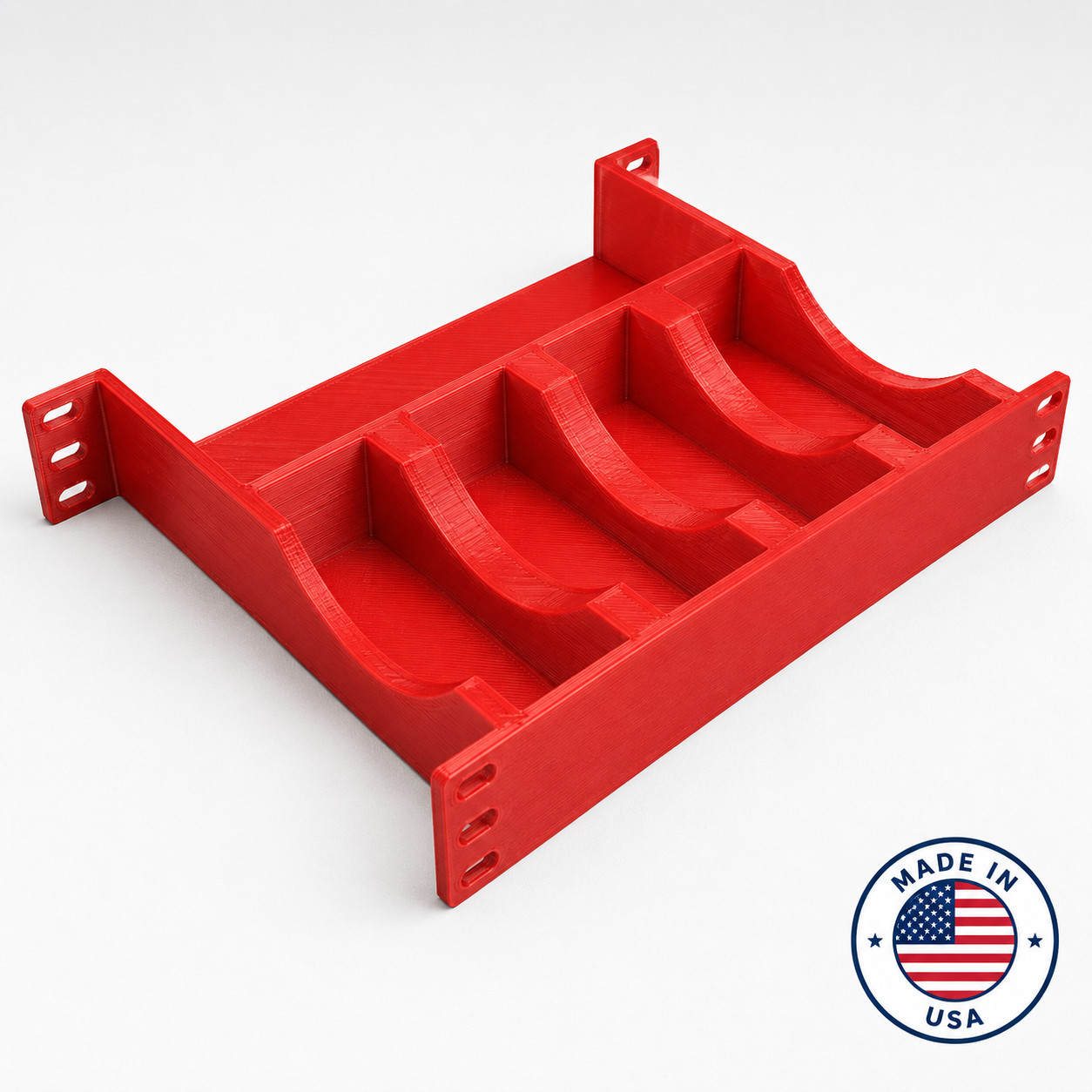 10 Inch Rack Mount Tray 1U Mini PC SFF Homelab NUC Chromebox 3D Printed USA