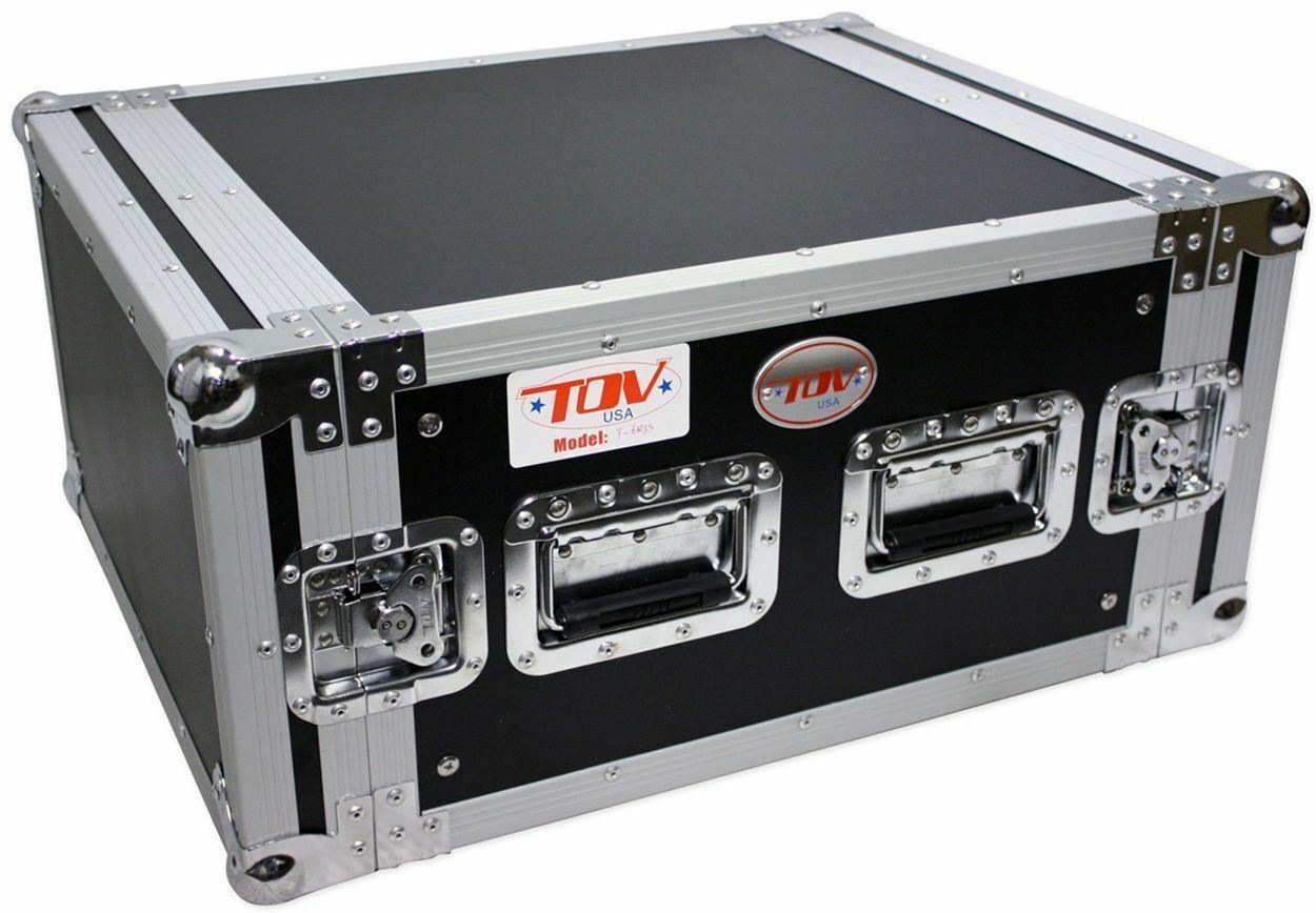 Pro X T-6RSS 6U Space DJ 19" Flight Rack Case With 3/8" Plywood For Durability