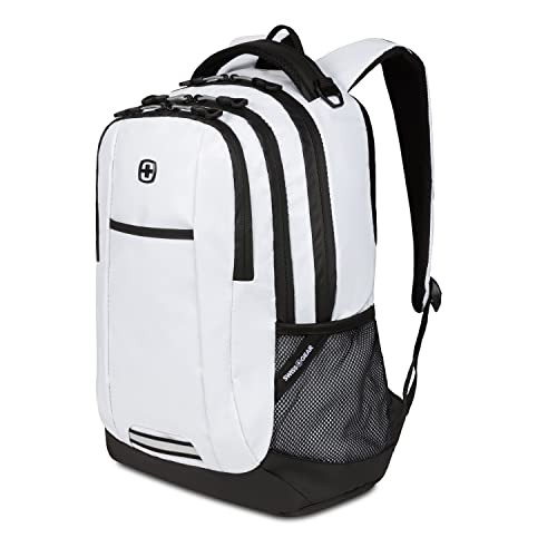 SA5505 SWISSGEAR CECIL LAPTOP BACKPACK, FITS 16 - SA5505-WHITE/TARPAULIN