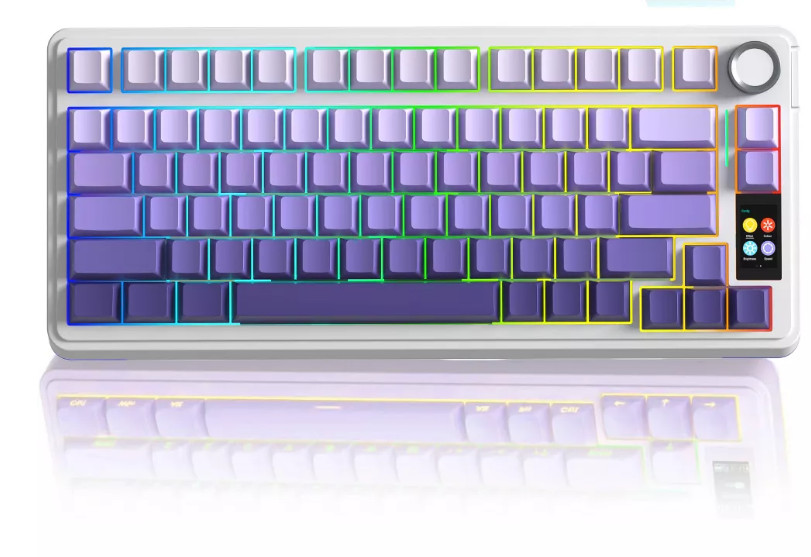 AULA S75Pro 75% Wireless Mechanical Gaming Keyboard TFT Screen Tri