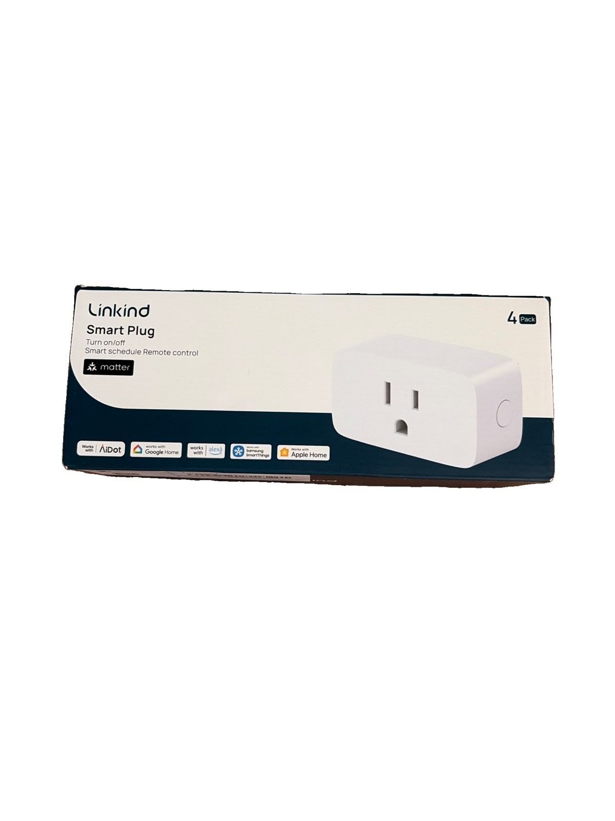 Smart Plug Linkind Turn On Or Off 4Pack Smart Schedule Remote Control Siri Alexa