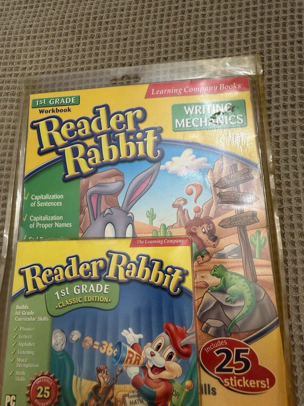 Learning Company Reader Rabbit 1st Grade Classic Edition CD-ROM PC Reading NEW