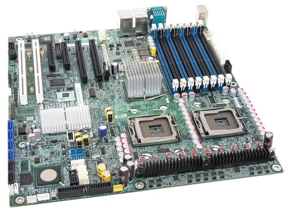INTEL S5000PSL 2x LGA771 8x DDR2 SAS E11025-302 S5000PSLSASR