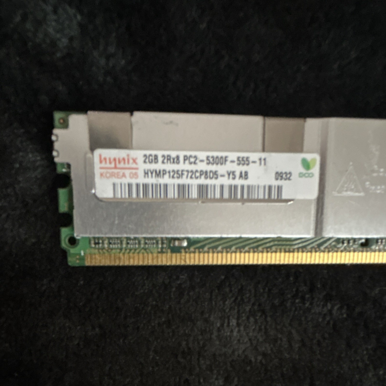 Hynix 2GB DDR2 FB-DIMM PC2-5300F ECC Fully Buffered HYMP125F72CP8D5-Y5 AB