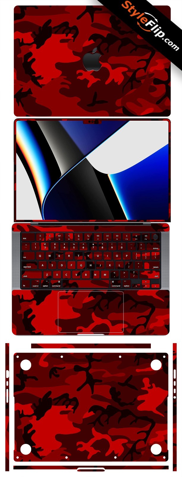 MacBook Pro 14" Skin | 6 Camo Designs | Protective Decal | StyleFlip