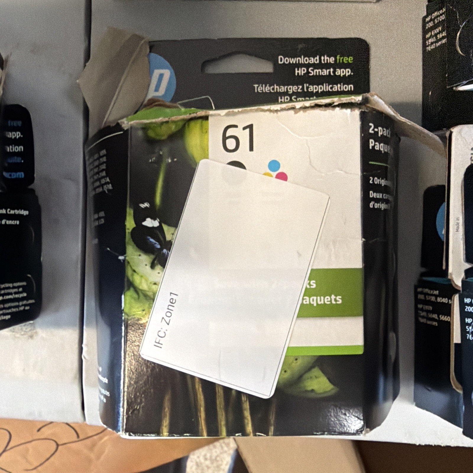 Genuine HP 61 Black and Tri-Color Ink Cartridges Combo Pack - New In Box