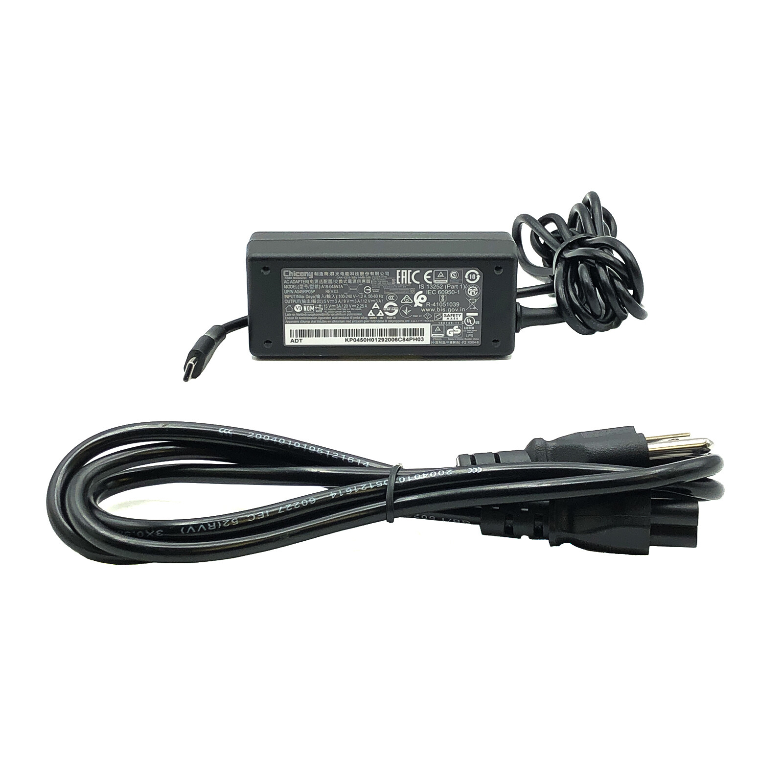 Genuine AC Power Supply Adapter Chicony A18-045N1A 20V 2.25A OEM
