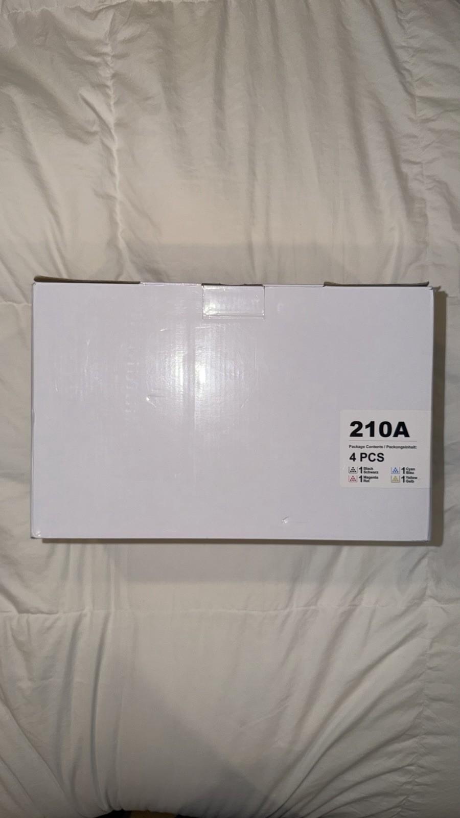 ValueToner 210A Compatible Laser Toner Cartridge Set for HP W2100A, 4 Colors