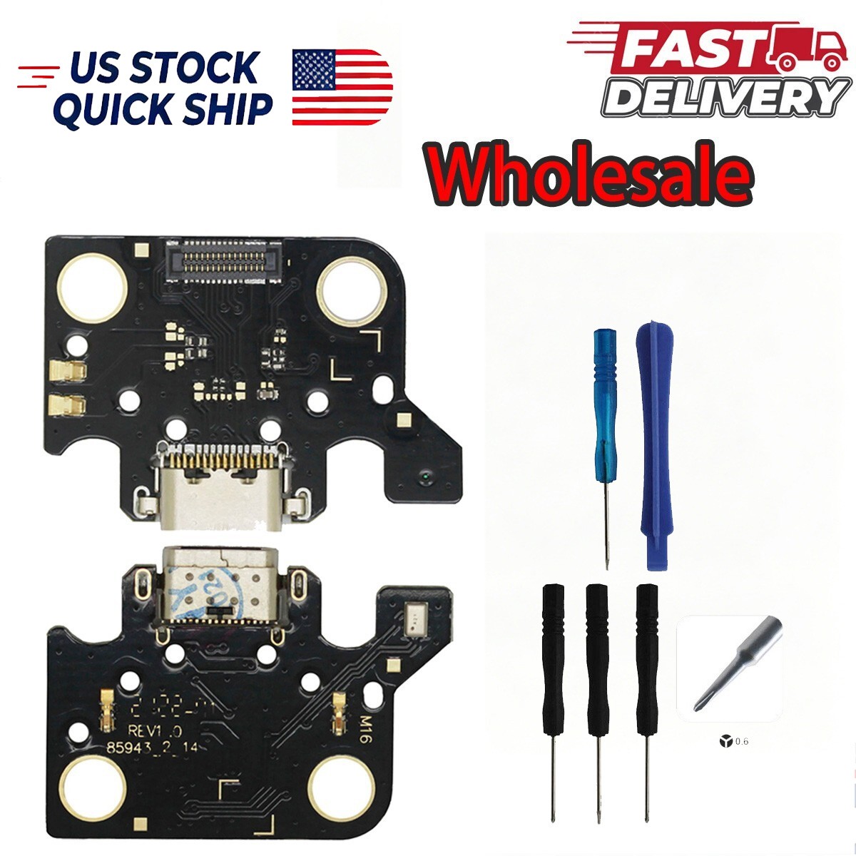 LOT USB Charging Port Board for Samsung Galaxy Tab A7 10.4 2020 SM-T500 SM-T505