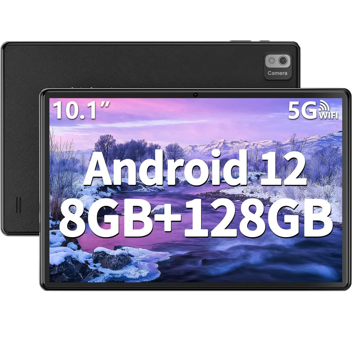 SGIN T10 Pro 10.1 Inch Tablet Android 12 Tablets with 8GB RAM 128GB ROM