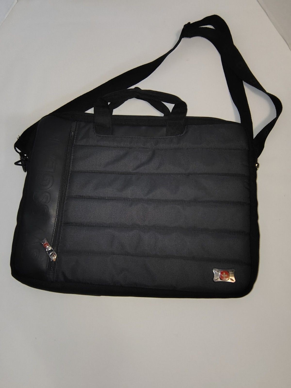 SwissGear By Wenger The Anthem Double Slimcase Laptop Messenger Bag 17x13x3