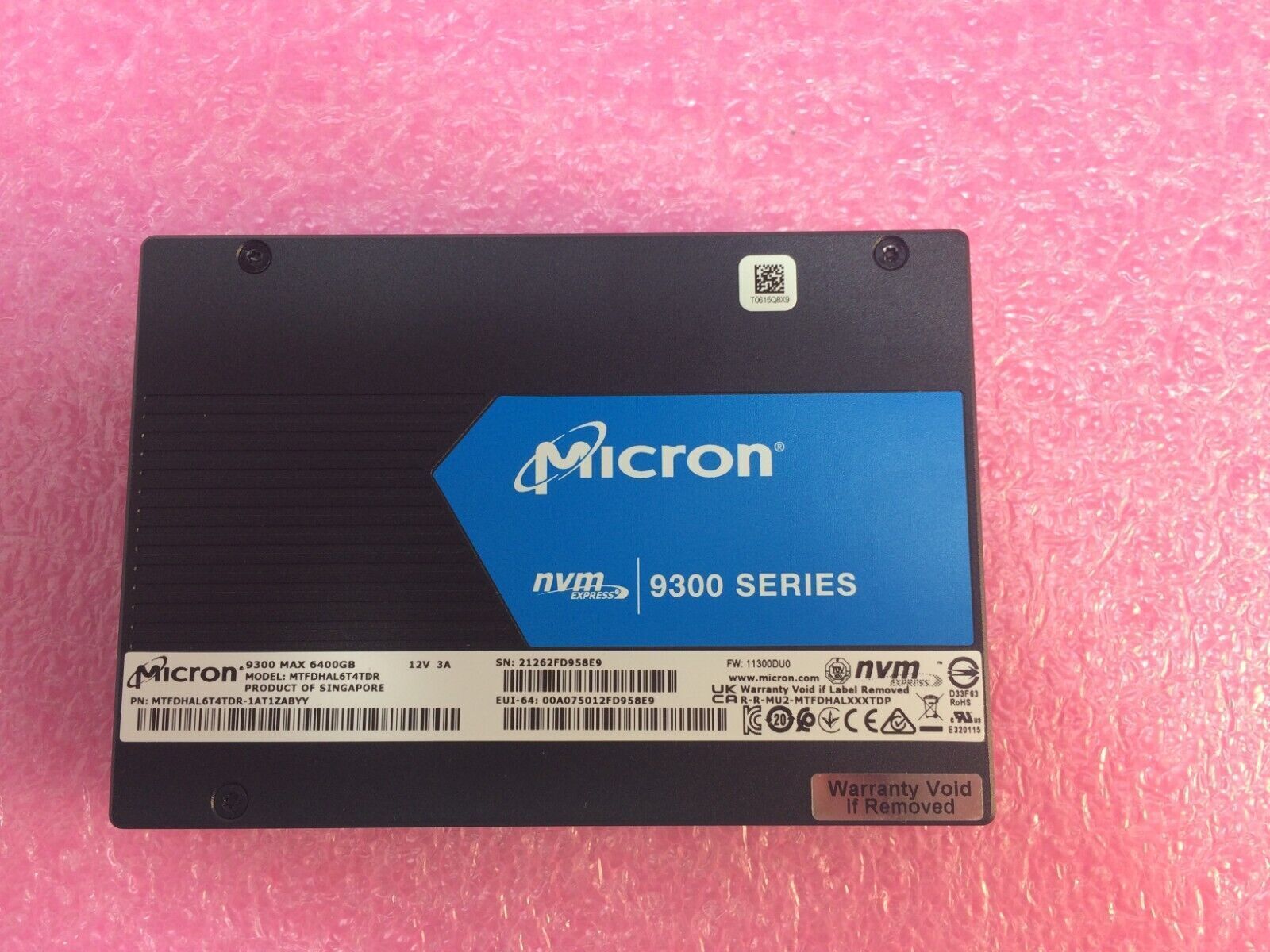Micron 9300 MAX 2.5\