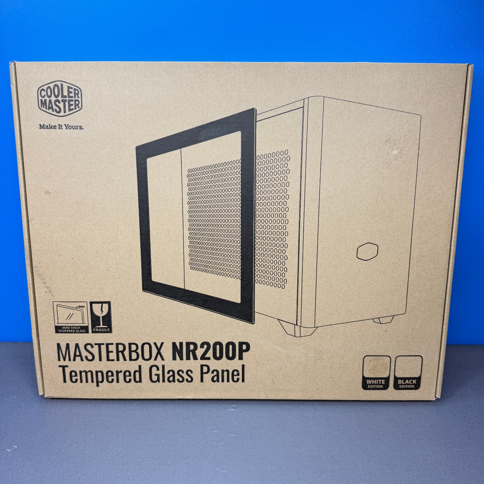 COOLER MASTER MASTERBOX NR200P TEMPERED GLASS SIDE PANEL BLACK NEW IN BOX