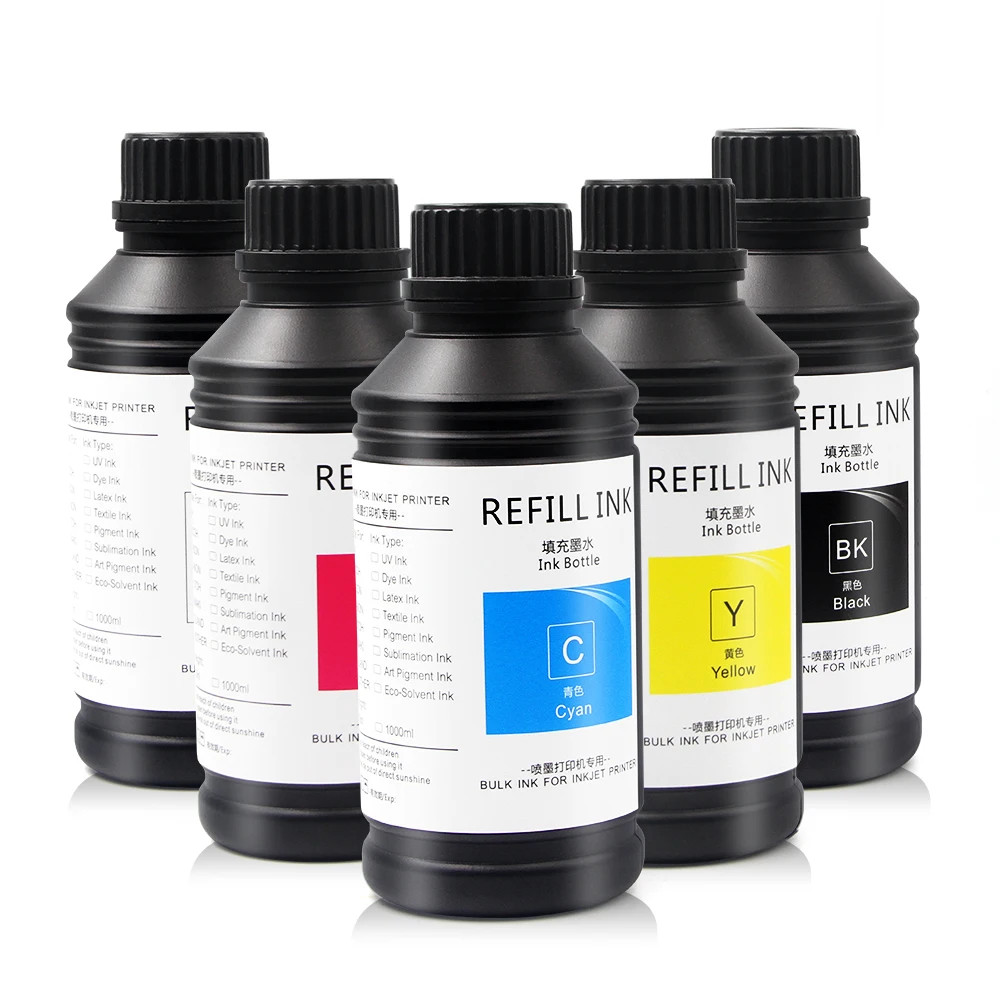 6*500ML/Bottle UV DTF Ink for Epson L805 XP600 DX5 DX7 R1900 R2000 R3000 Printer