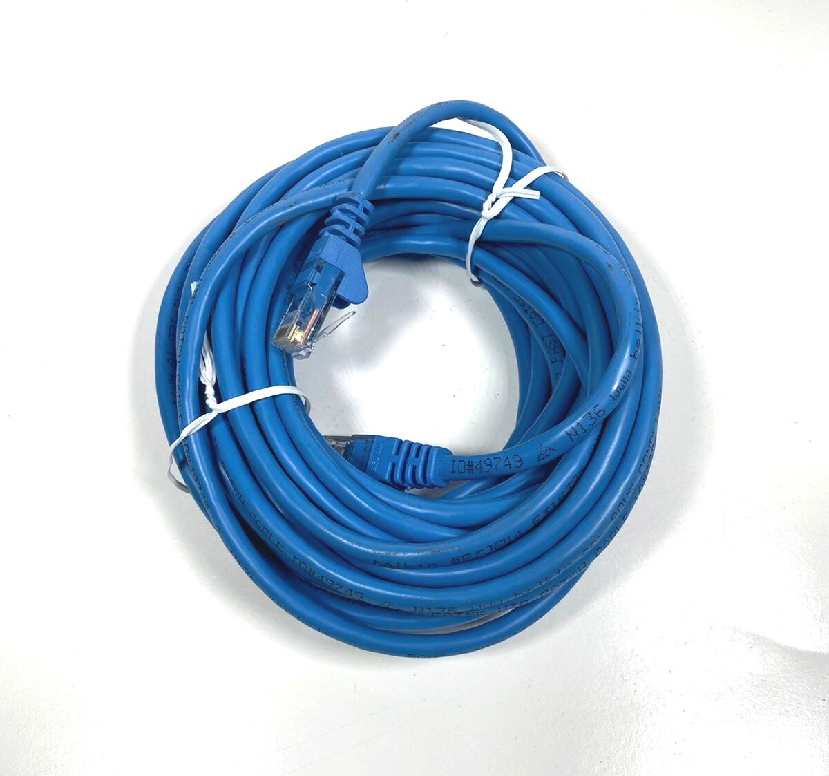 Belkin Snagless CAT5E Patch Cable RJ45M/RJ45M 25' Blue (A3L791b25-BLU-S)