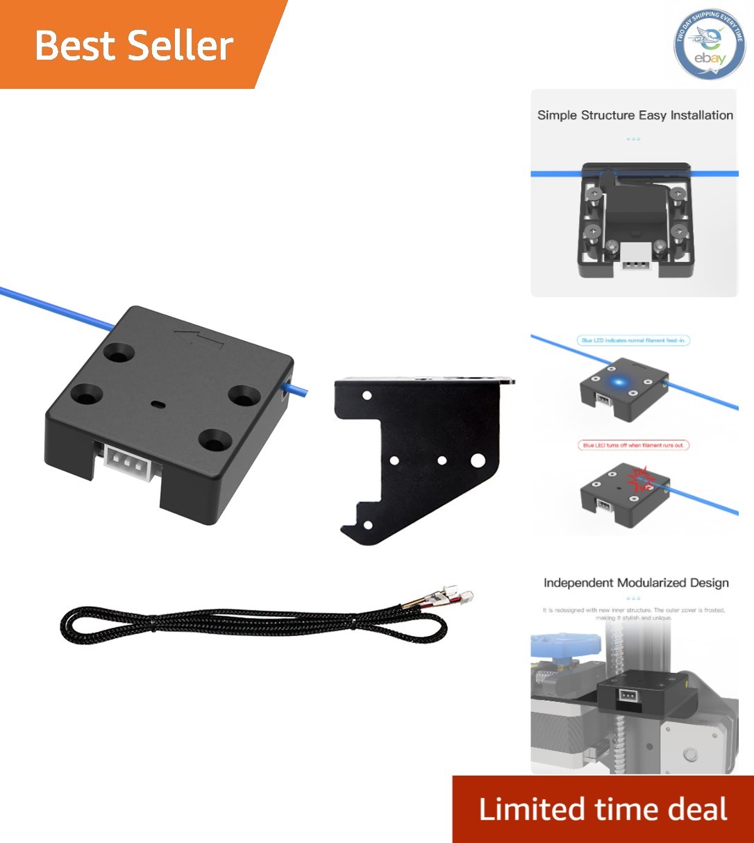 Smart Filament Sensor for Ender Series - Enhance Your 3D Printing Experience
