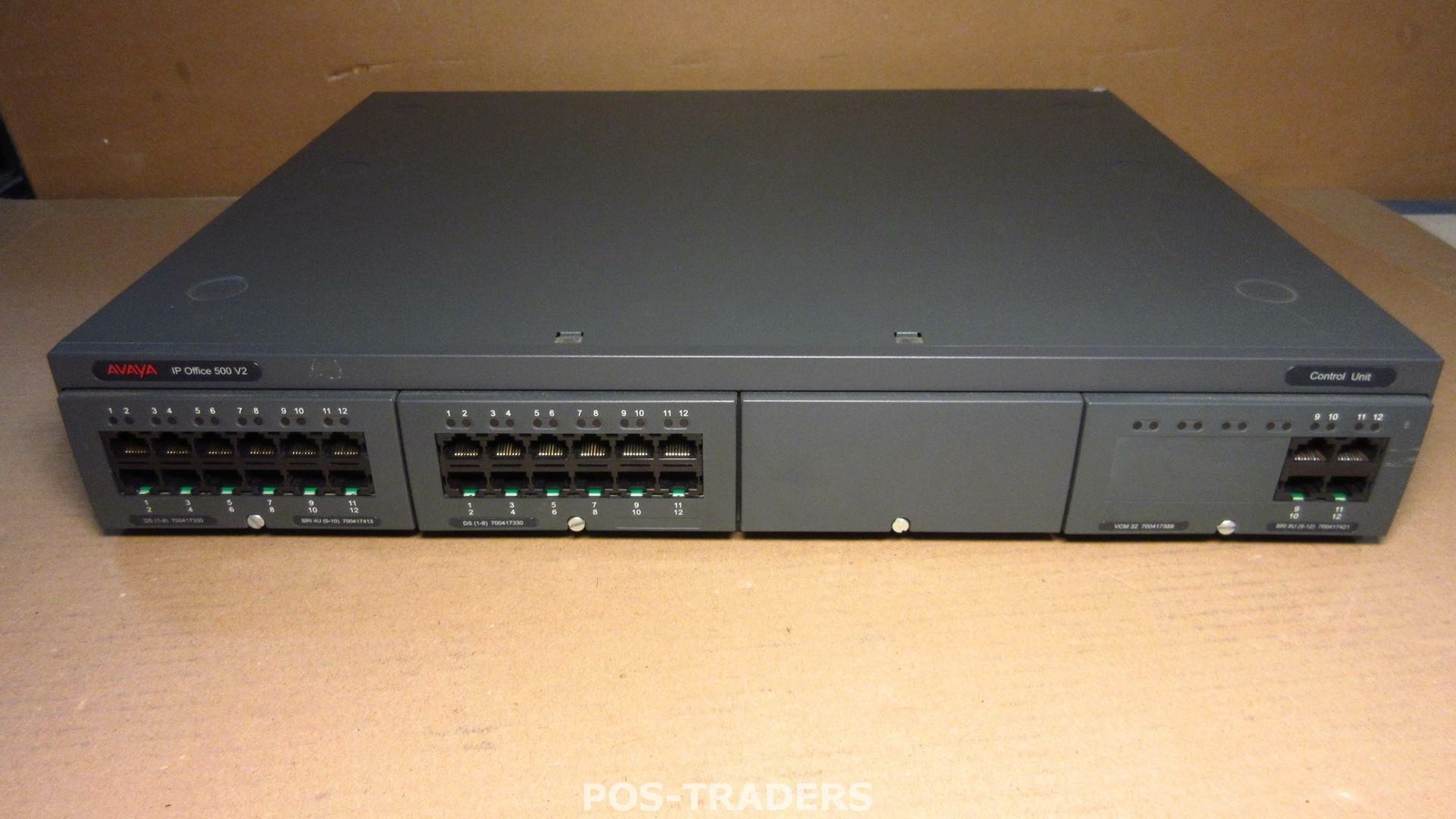 Avaya IP Office 500 V2 Control Unit 700476005 PCS511 - INCL 2x 12-port modules