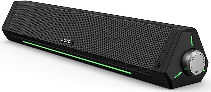 RGB Bluetooth Computer Soundbar 3.5mm Aux-in USB Powered 6 Watts (Bluedee SK010)