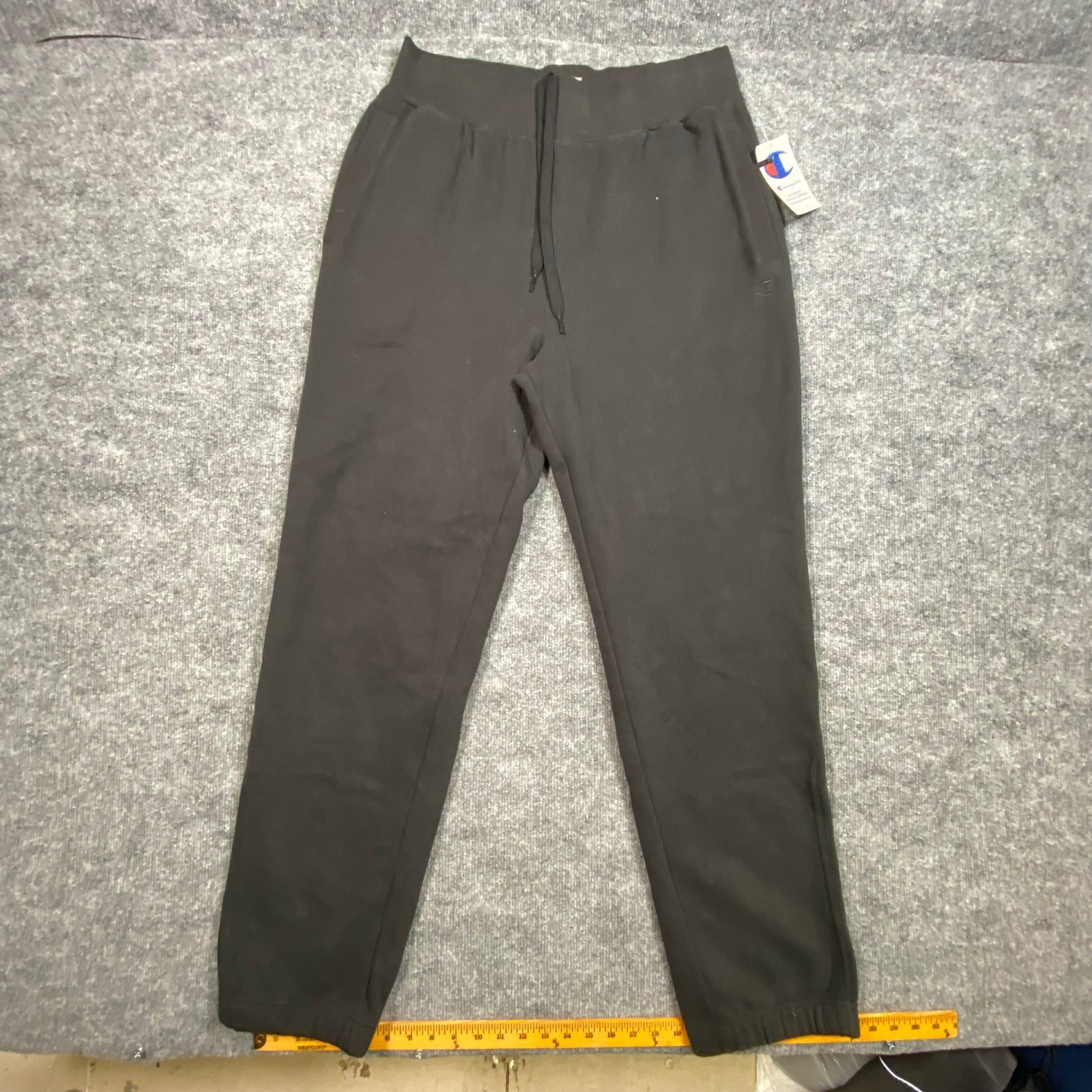 Champion Mens Black Premium Fleece Jogger Sweatpants P7056 Drawstring New