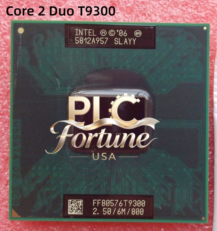Used Intel Core 2 Duo T9300 2.5GHz Dual-Core 6M 800MHz Socket P CPU Processor