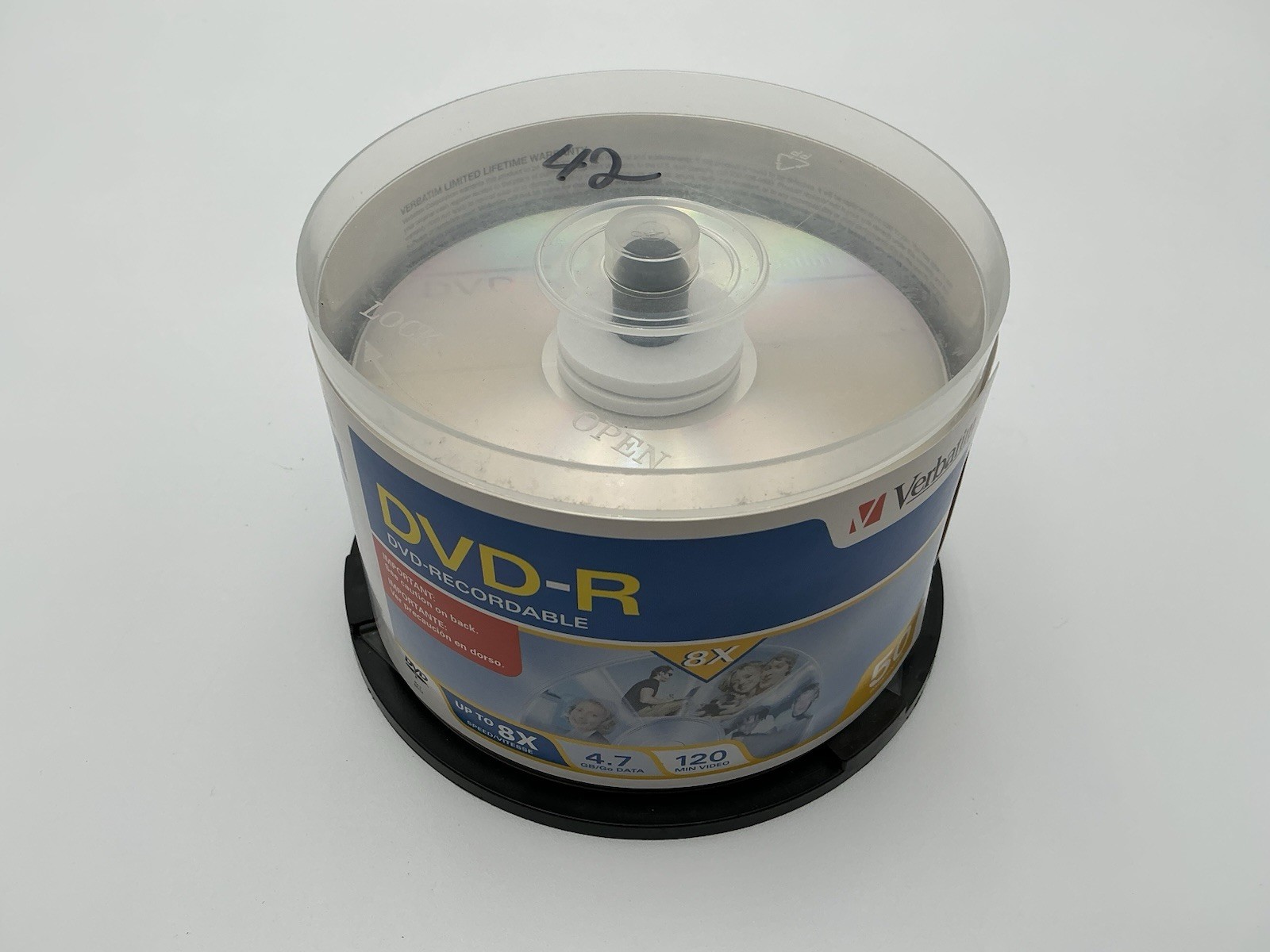 Verbatim (97176) Storage Media 42 Unused Discs